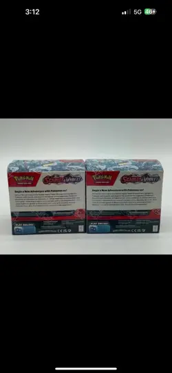 Lot of (2) Pokemon Scarlet and Violet Base Set Booster Box TCG FACTORY SEALED - Image 2