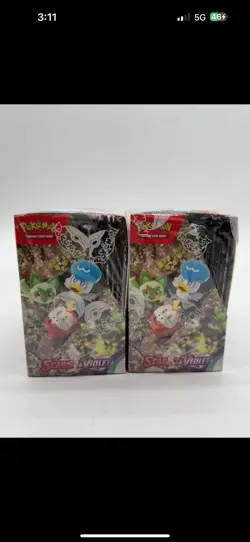 Lot of (2) Pokemon Scarlet and Violet Base Set Booster Box TCG FACTORY SEALED - Image 4