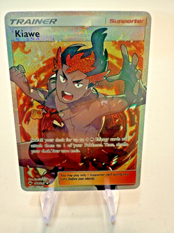 Custom Made Kiawe 144/147 Pokemon Full Art Trainer High Quality Near Mint - Image 1