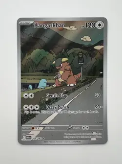 Pokemon TCG Kangaskhan Card Destined Rivals 204/182 Illustration Art - NM - Image 1