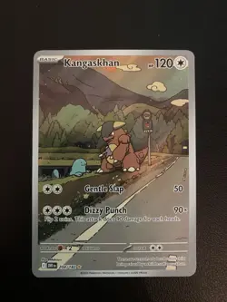 Pokemon TCG Kangaskhan Card Destined Rivals 204/182 Illustration Art - NM - Image 1