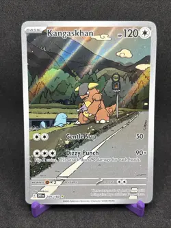 Pokemon TCG Kangaskhan Card Destined Rivals 204/182 Illustration Art - Image 1