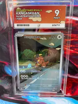Pokemon TCG: Kangaskhan 204/182 Destined Rivals Holo Rare Graded - ACE 9 - Image 1