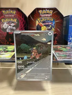 Pokemon TCG Kangaskhan Destined Rivals 204/182 Illustration Art Trading Card - Image 2