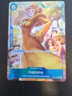 Inazuma (Alternate Art) - EB01-022 - SR Foil One Piece TCG English - NM - Image 5