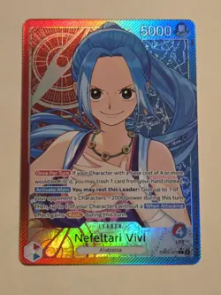 One Piece EB03-001 Nefeltari Vivi (L) Leader Alt Art Heroines Edition Alternate - Image 1