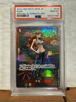 2023 ONE PIECE JPN OP05-AWAKENING OF THE NEW ERA #016 NAMI PSA 10 - Image 1