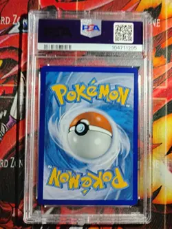 2017 POKEMON SM BLACK STAR PROMO I CHOOSE YOU! #SM108 ASH'S PIKACHU PSA 8 - Image 3