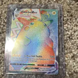 Pokemon Pikachu VMAX Secret Rare Full Art Holo 188/185 Vivid Voltage Card - Image 2
