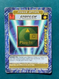 ST-147 Defensive C Digimon Card Digi-Battle Street Starter 3 2002 DAMAGED - Image 1