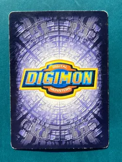 ST-128 Growlmon Digimon Card Digi-Battle Street Starter 3 2002 DAMAGED - Image 2