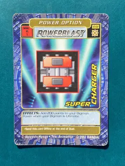 ST-152 Super Charger Digimon Card Digi-Battle Street Starter 3 2002 DAMAGED - Image 1