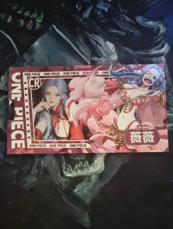 Cute One Piece Waifu Card Oversized! Hot Girl Rare Art Card Serialized! - Image 1