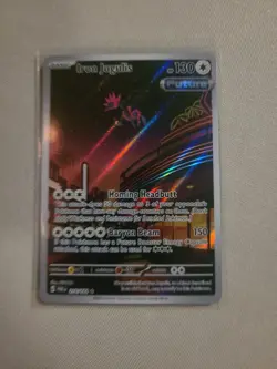 Pokemon TCG Iron Jugulis Paradox Rift Holo Card 216/182 NM pack fresh - Image 1