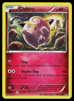 Pokemon Card BREAKpoint Clefairy 81/122 Common - Image 1