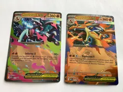 Ascended Heroes - Mega Charizard X & Y EX - 029 + 030 - Promo Pokemon Cards - Image 1