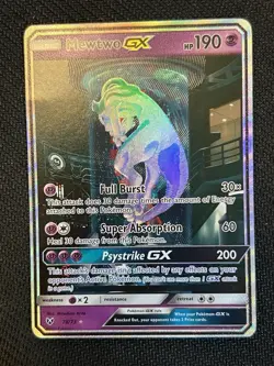 Pokemon TCG English Card Shining Legends Test Tube Mewtwo GX 78/73 Full Art - Image 1