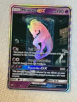 Pokemon TCG English Card Shining Legends Test Tube Mewtwo GX 78/73 Full Art - Image 5