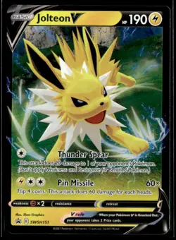 SWSH: Sword & Shield Promo Cards #SWSH151 Jolteon V - Image 1