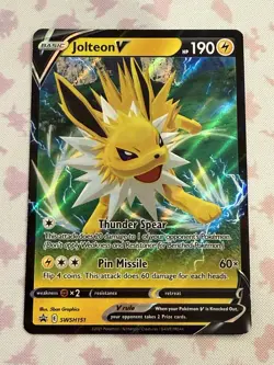 Jolteon V SWSH151 SWSH: Sword & Shield Promo Cards Holo - Image 1