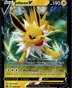 Jolteon V Promo SWSH: Sword & Shield Promo Cards SWSH151 LP - Image 1