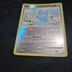 Pokemon TCG Azurill Card Diamond Pearl, 69/130, Reverse Holo Rare LP - Image 2