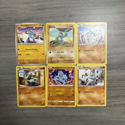 Machop Machoke Machamp Pokemon Card Collection Lot Of 12 With Holo And Reverse - Image 2