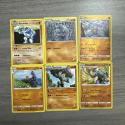 Machop Machoke Machamp Pokemon Card Collection Lot Of 12 With Holo And Reverse - Image 3