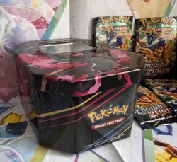 OPENED Pokemon TCG Crown Zenith Galarian Moltres Tin/ galarian gallery card inc - Image 3