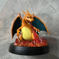 Charizard EX Super Premium Collection Figure Statue Card Stand Figure - Image 1
