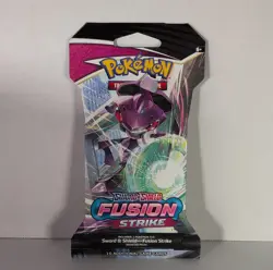 Pokemon Sword & Shield Fusion Strike Booster Pack English 10 Cards Genesect 2021 - Image 1
