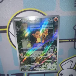 Charmander 044 ETB Promo SV: Scarlet & Violet Promo Card Pokemon Black Star Used - Image 3