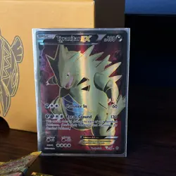 Pokemon Tyranitar EX Holo Card Lot w/ Booster Packs & Storage Box - Image 1