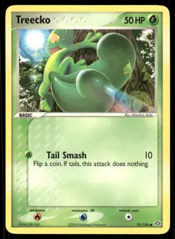 Pokemon Cards Treecko 70/106 Emerald Common NM - Image 1