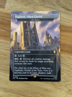 Osgiliath, Fallen Capital Kor Haven Borderless Nonfoil Card #0368 MTG LP - Image 1