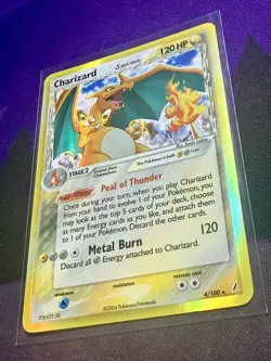 Charizard (Delta Species) - 4/100 - Pokemon Crystal Guardians Holo Card LP - Image 2