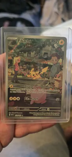 Pikachu - 173/165 Illustration Rare Holo NM Pokemon SV: Scarlet & Violet 151 - Image 1