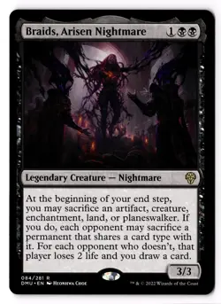 Braids, Arisen Nightmare 84 Dominaria United Normal NM - Image 1