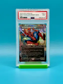 PSA 9 - MTG Spider-Man, EN, Spectacular Spider-Man, Foil - Image 1