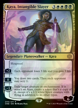 MTG Kaya, Intangible Slayer Promopack Stamped Foil ** ONE Promos ** English (NM) - Image 1