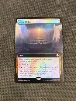 FOIL Extended Art Agna Qel'a TLA 0387 Rare MTG Avatar - Image 1