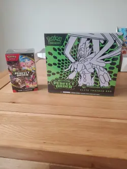 Pokemon TCG: Perfect Order Pokemon Center ETB + Booster Bundle Set New & Sealed - Image 1