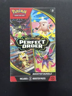 Pokemon TCG Perfect Order Booster Bundle 6 Packs New & Sealed - Image 1