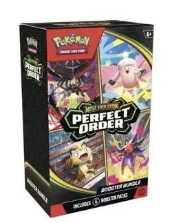 PRESALE Pokemon TCG: Perfect Order Booster Bundle (6 Packs) - New and Sealed - Image 1