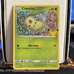 Chikorita 2/25 Holo Mcdonalds 25th Anniversary Promo Pokemon Card - Image 1