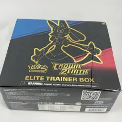 Pokemon TCG Crown Zenith Elite Trainer Box Factory Sealed 10 Booster Packs 820650851476 - Image 4