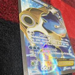 Blastoise EX Ultra Rare Full Art Holo Pokemon Card XY 142/146 2014 - Image 2