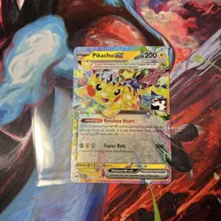 Pokemon Pikachu ex 057/191 TCG Prize Pack Series 7 Play Stamped Surging Sparks - Image 1