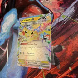 Pokemon Pikachu ex 057/191 TCG Prize Pack Series 7 Play Stamped Surging Sparks - Image 2