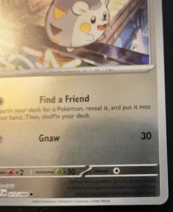 Togedemaru 073/094 Reverse Holo Common Phantasmal Flames Pokemon TCG - Image 5